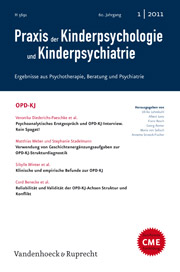 Psychoanalytisches Erstgespräch und OPD-KJ-Interview